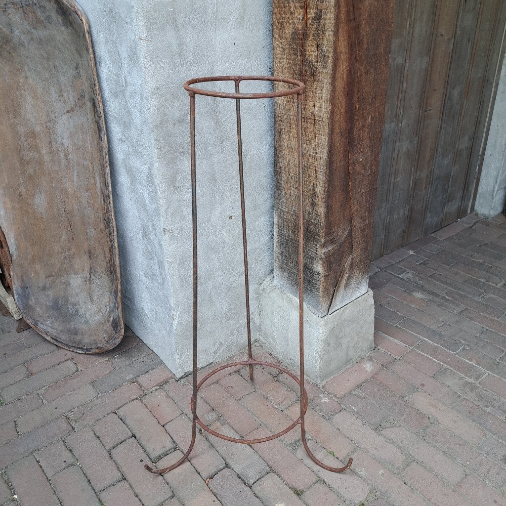 Brocante metalen plantenstandaard bloempothouder *Etage3*, Gebruikt, ., Ophalen of Verzenden, .
