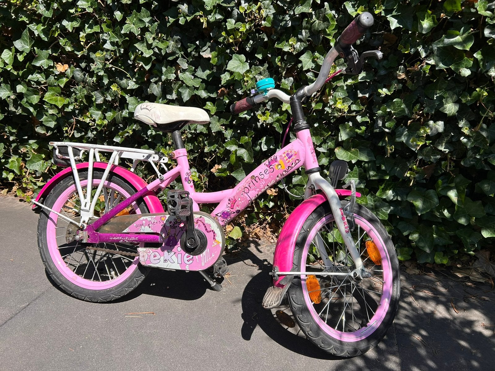 Loekie meisjesfiets wielmaat 16”, Ophalen, Gebruikt, 16 inch