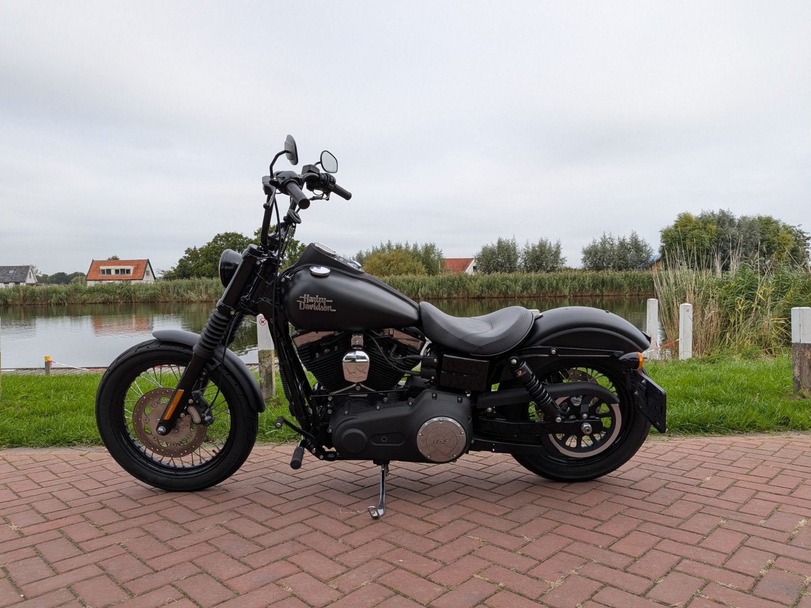 Harley Davidson Street Bob dyna 103 2014., Motoren, 2 cilinders, Chopper, Gebruikt, Particulier