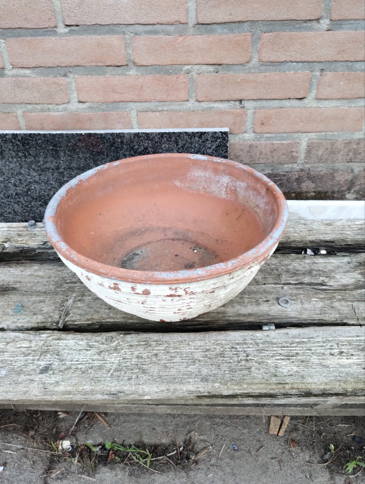 leuke terracotta bloembak, Ophalen, Rond, Steen, Minder dan 30 cm