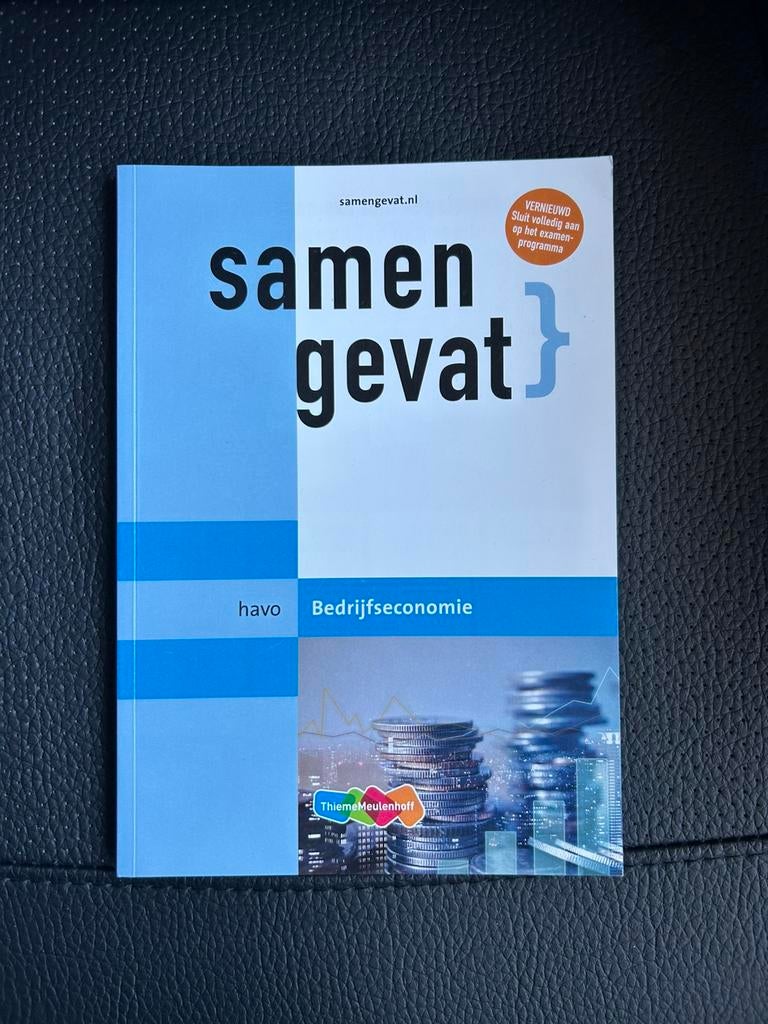 Samengevat Bedrijfseconomie HAVO, Boeken, Schoolboeken, Ophalen, Zo goed als nieuw, HAVO