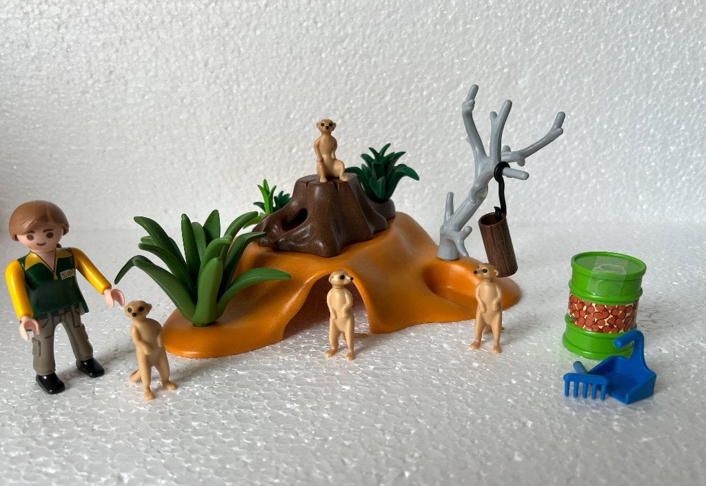 Playmobil Stokstaartjes 4853, Ophalen of Verzenden, Zo goed als nieuw, Complete set