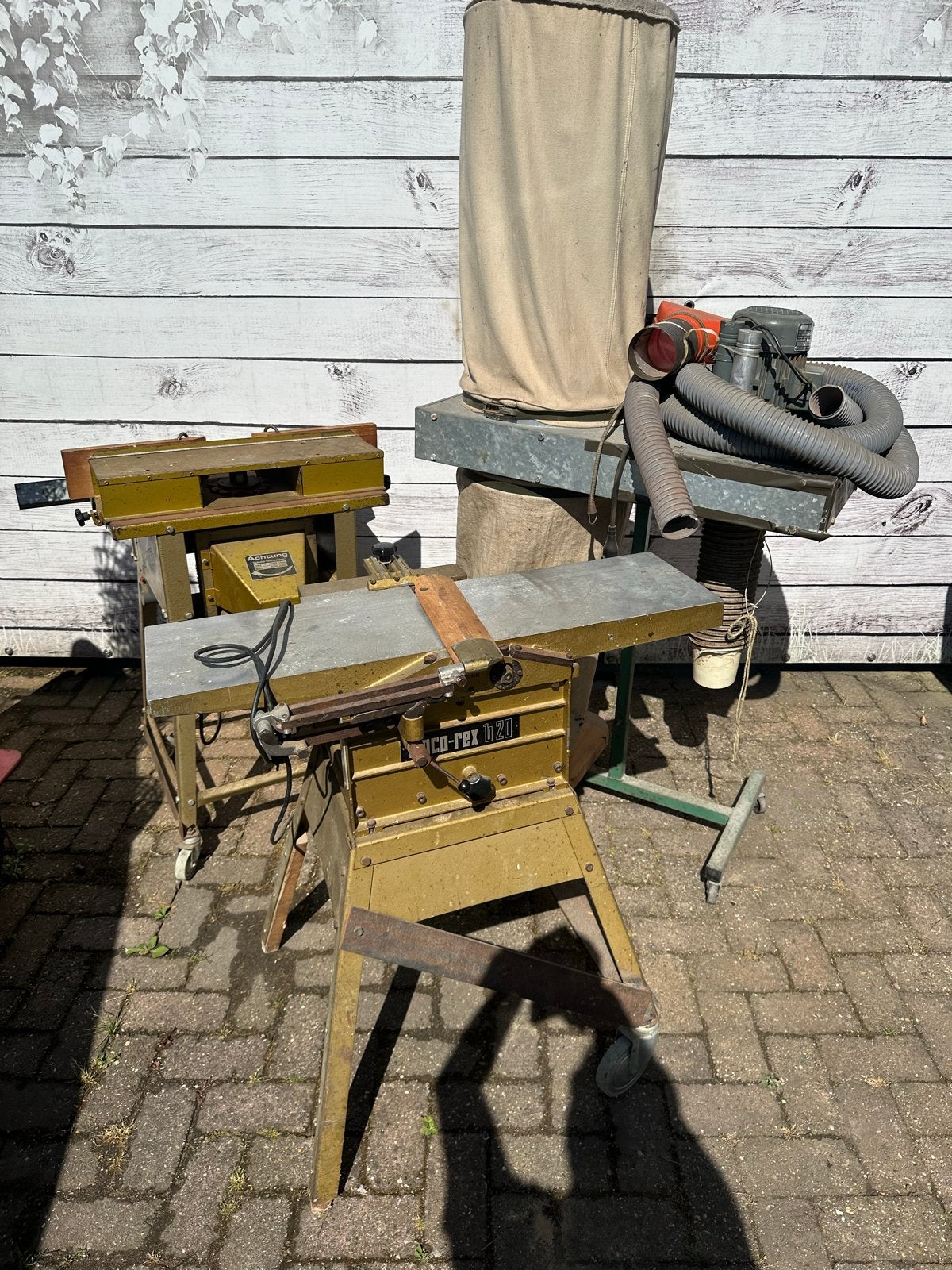 Emco-Rex tb 20 schaafmachine ,freesmachine met afzuiger, Doe-het-zelf en Verbouw, Gereedschap | Zaagmachines, Ophalen, Gebruikt