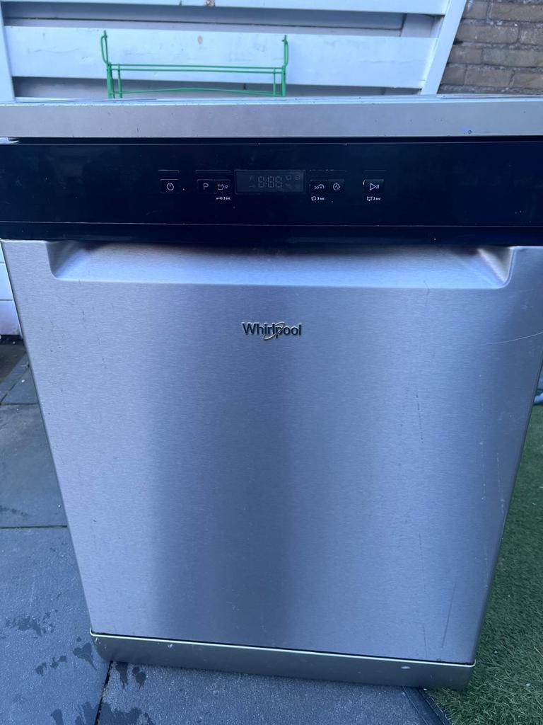 Whirlpool vaatwasmachine, Witgoed en Apparatuur, Vaatwasmachines, Ophalen, Gebruikt, Minder dan 85 cm, 60 cm of meer