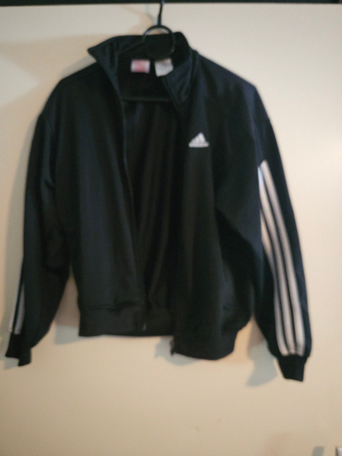 Adidas Zwart Trainingsjack Maat 152, Ophalen of Verzenden, Jongen of Meisje