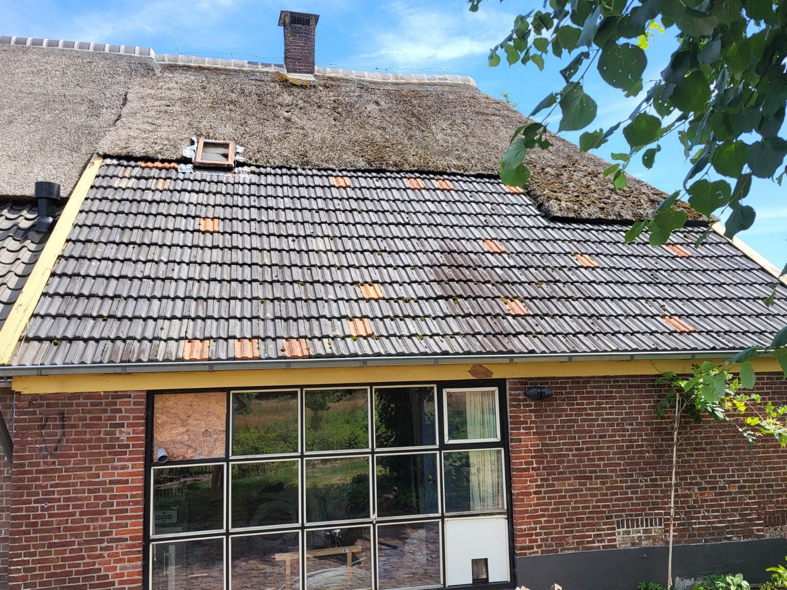 Dakpannen, Ophalen, Steen of Klei, 15 m² of meer, Dakpannen