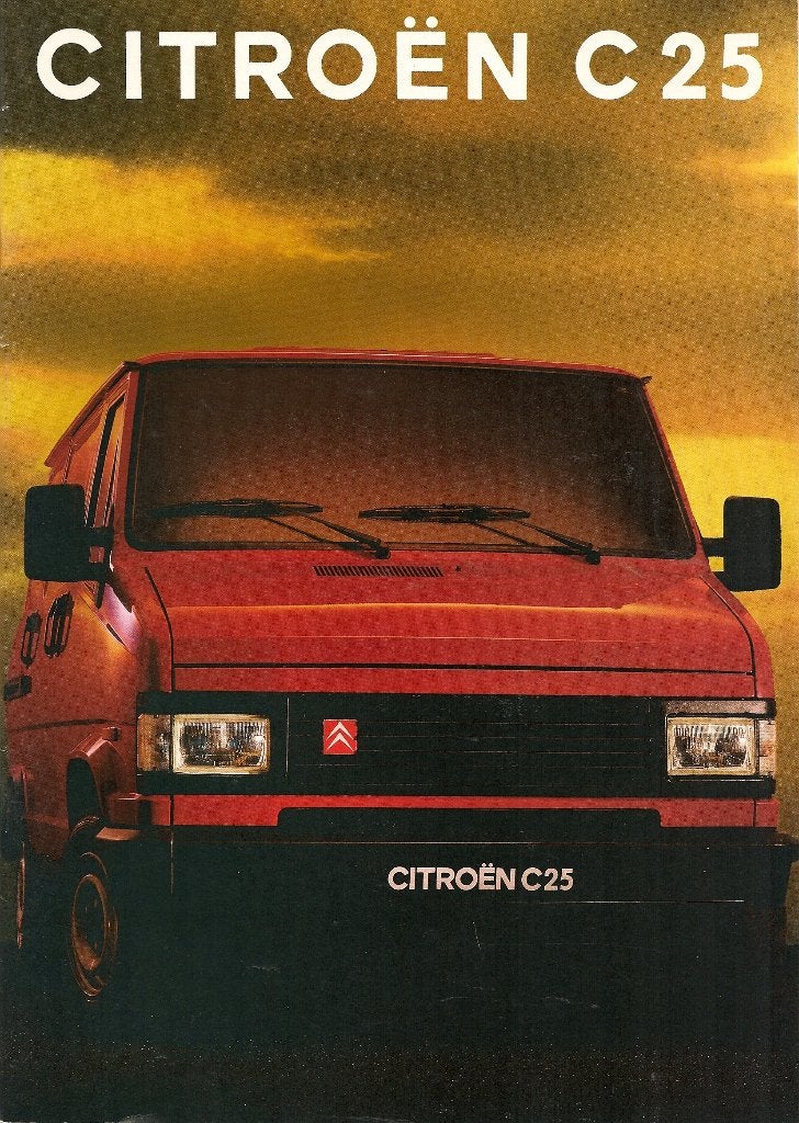 Franse folder Citroën C25, september 1992, Ophalen of Verzenden, Nieuw, Citroën