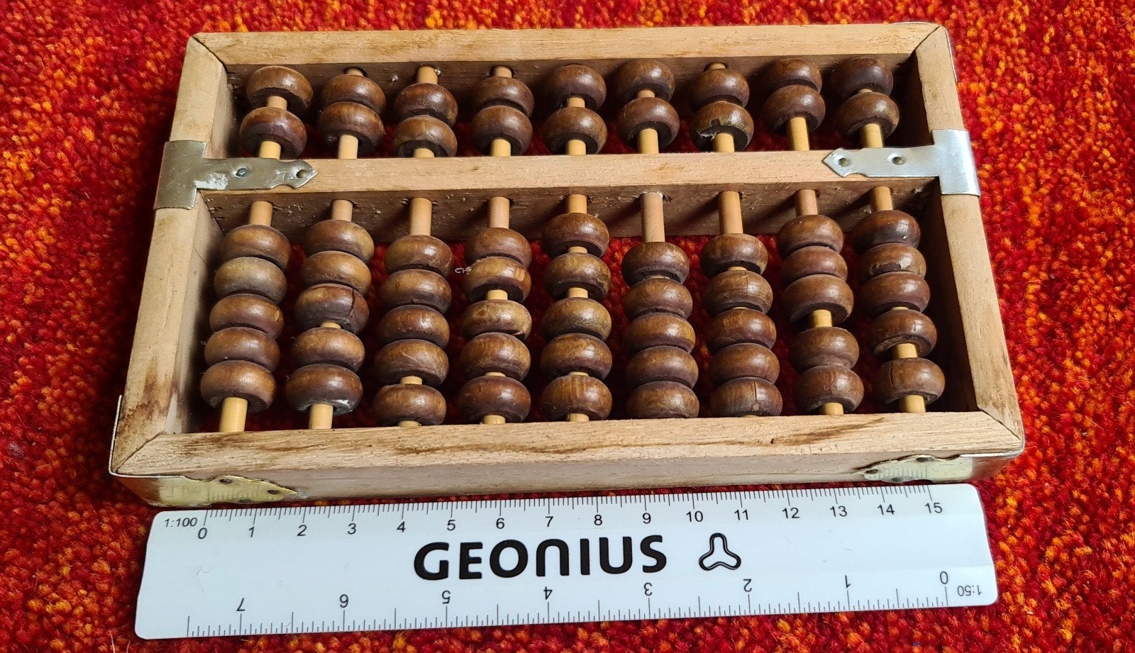 Vintage Houten Telraam / Abacus - Decoratief Rekeninstrument, Ophalen of Verzenden