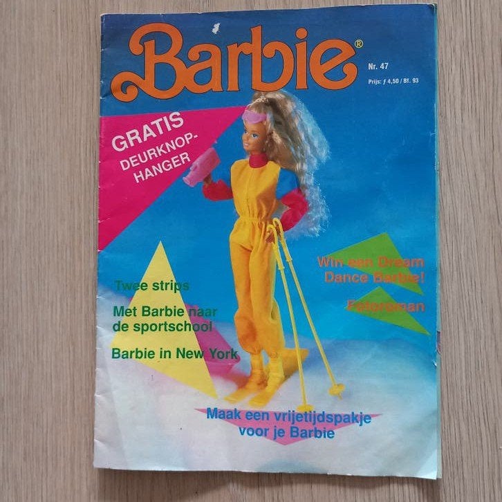 Barbie tijdschrift 1991 vintage magazine jaren 90, Ophalen of Verzenden, Gebruikt, Overige typen
