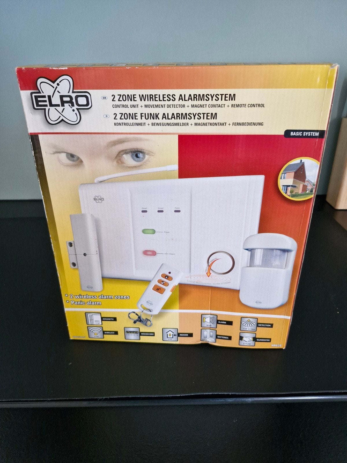 Elro WiFi Alarm Set met Ruimte- en Deursensor, Ophalen, Beweging, Draadloos, Nieuw