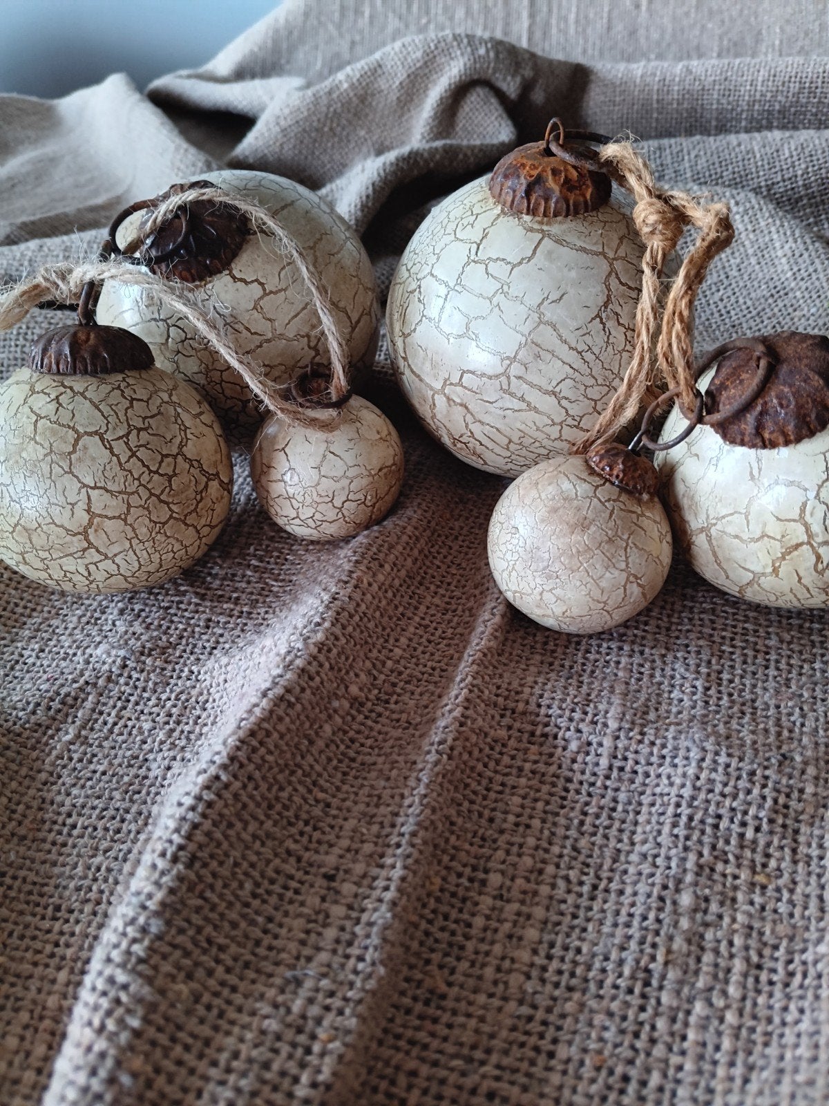 brocante kerstballen, Ophalen of Verzenden