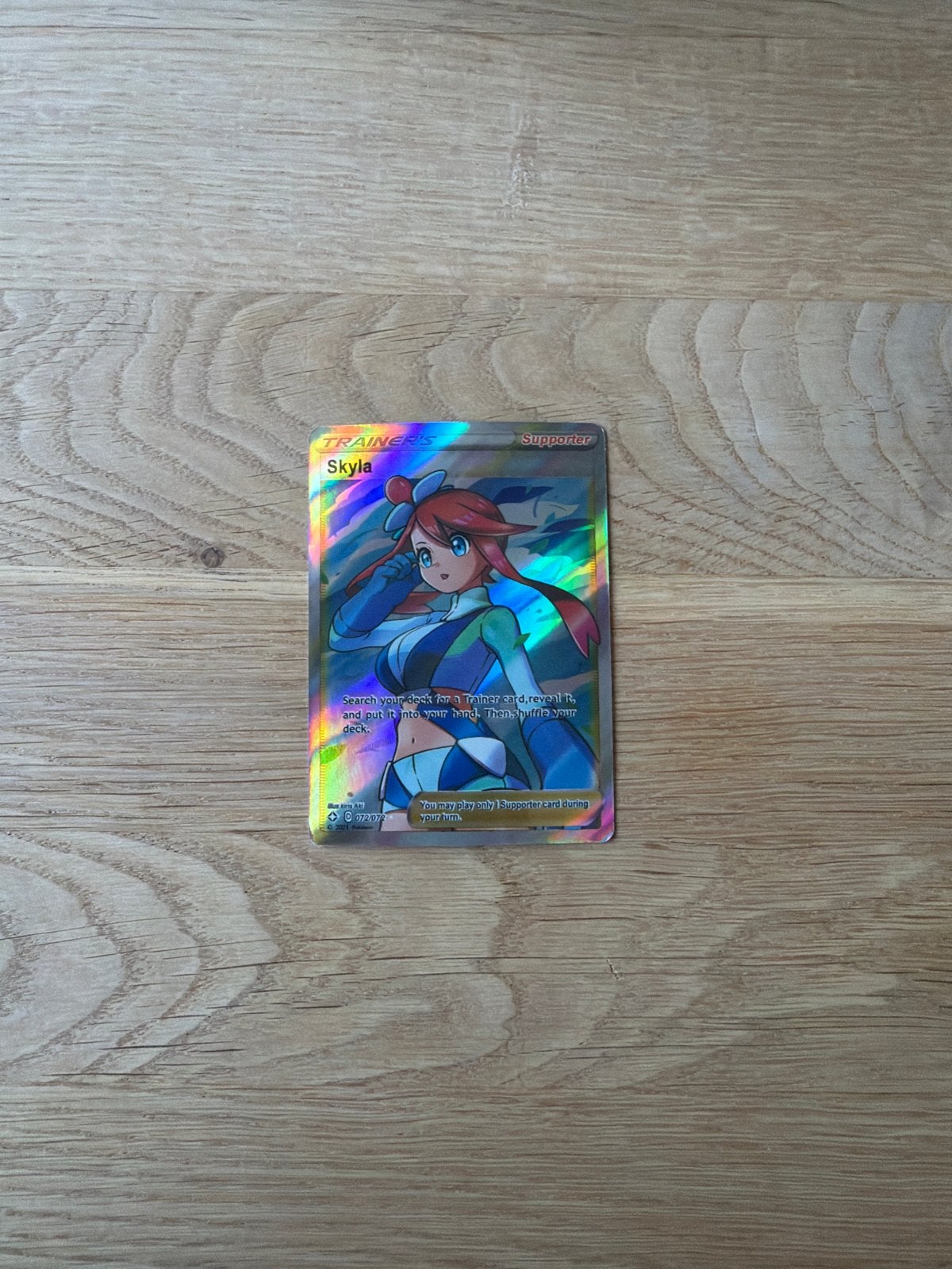 Pokémon Skyla Full Art Trainer Kaart (Foil), Hobby en Vrije tijd, Verzamelkaartspellen | Pokémon, Ophalen of Verzenden, Zo goed als nieuw