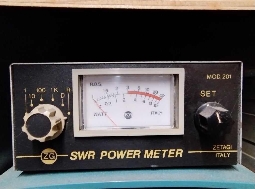 Zetagi 201 SWR Vermogensmeter, Ophalen of Verzenden, Gebruikt, Overige meters