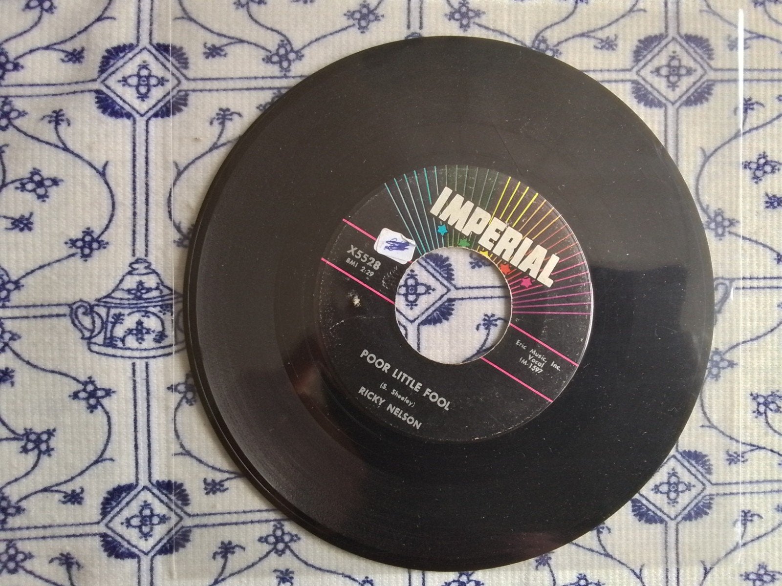 Ricky nelson         Poor little fool, Ophalen of Verzenden, Zo goed als nieuw, 7 inch, Pop