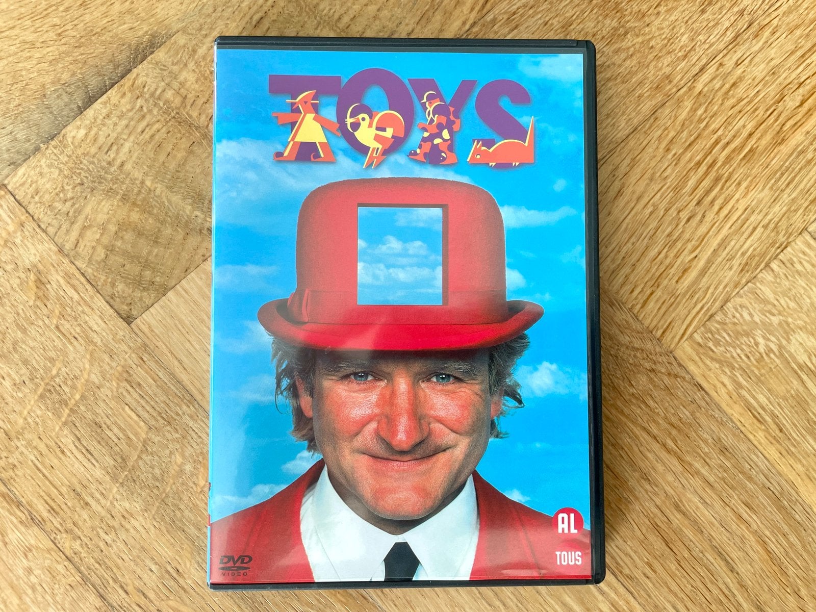 Toys (1992) op DVD met Robin Williams (nette staat, met NL), Cd's en Dvd's, Dvd's | Klassiekers, Zo goed als nieuw, Komedie, Alle leeftijden