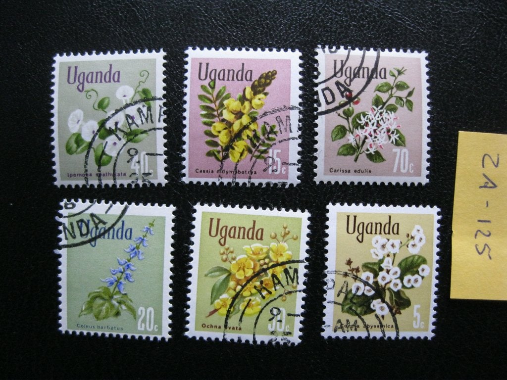 uganda - bloemen 1969 (za-125), Ophalen of Verzenden, Overige landen, Gestempeld