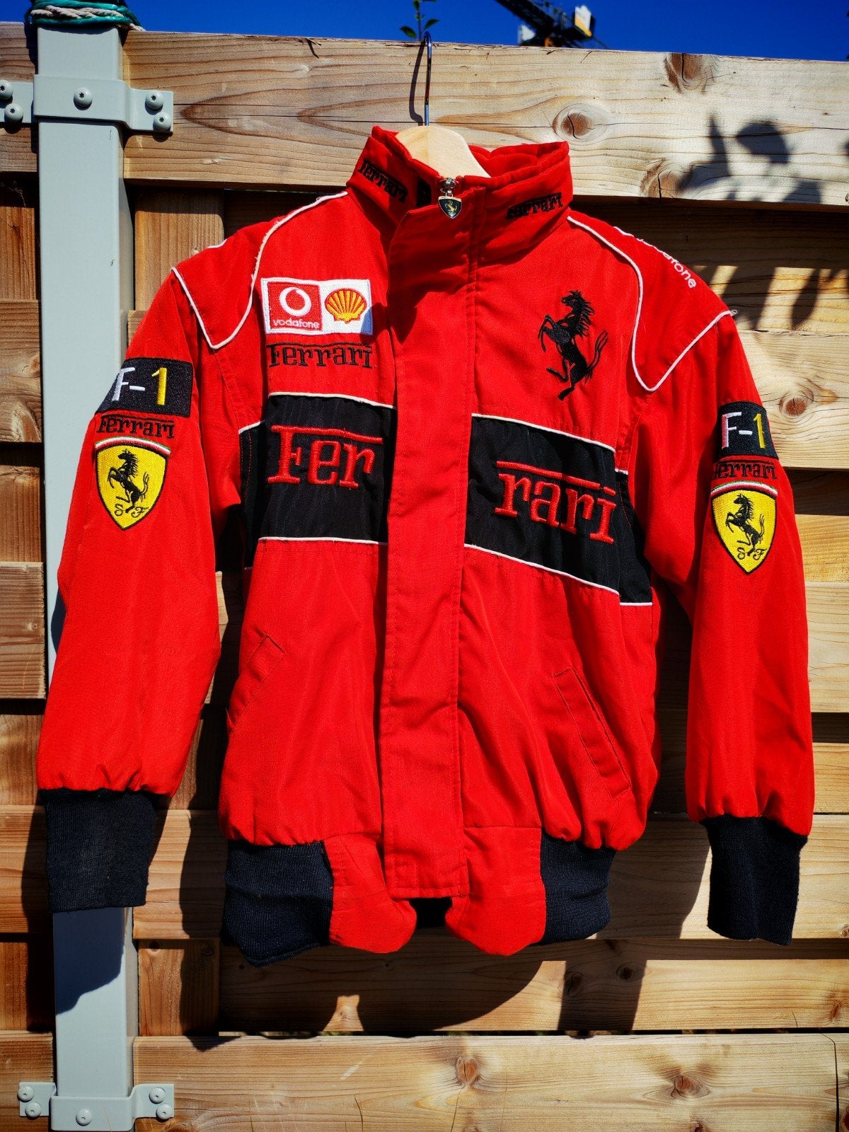 Ferrari F1 fantastische vintage jas vest, Ophalen of Verzenden, Maat 48/50 (M), Rood