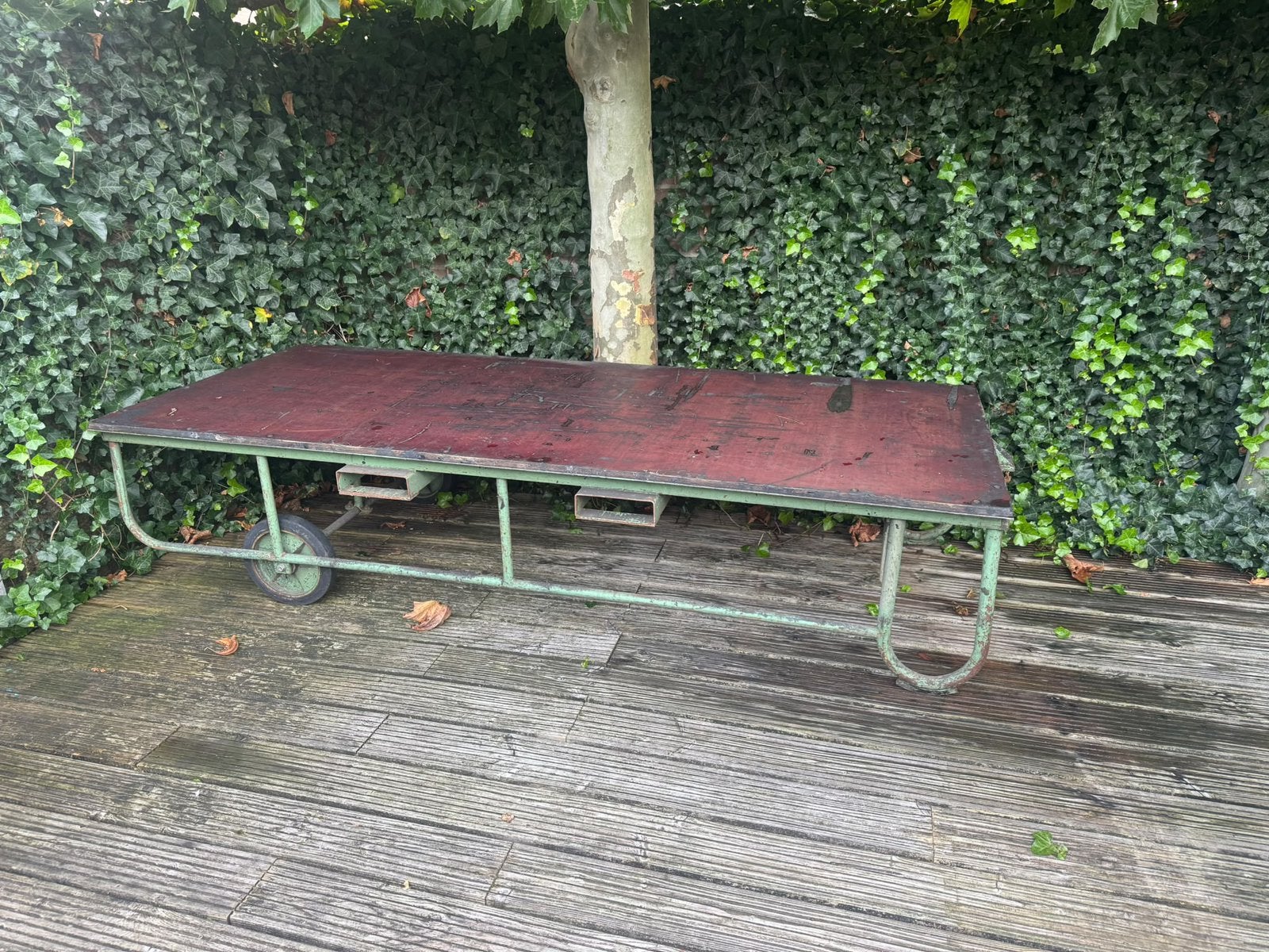 Tafel, Ophalen, Gebruikt, Rechthoekig, 200 cm of meer
