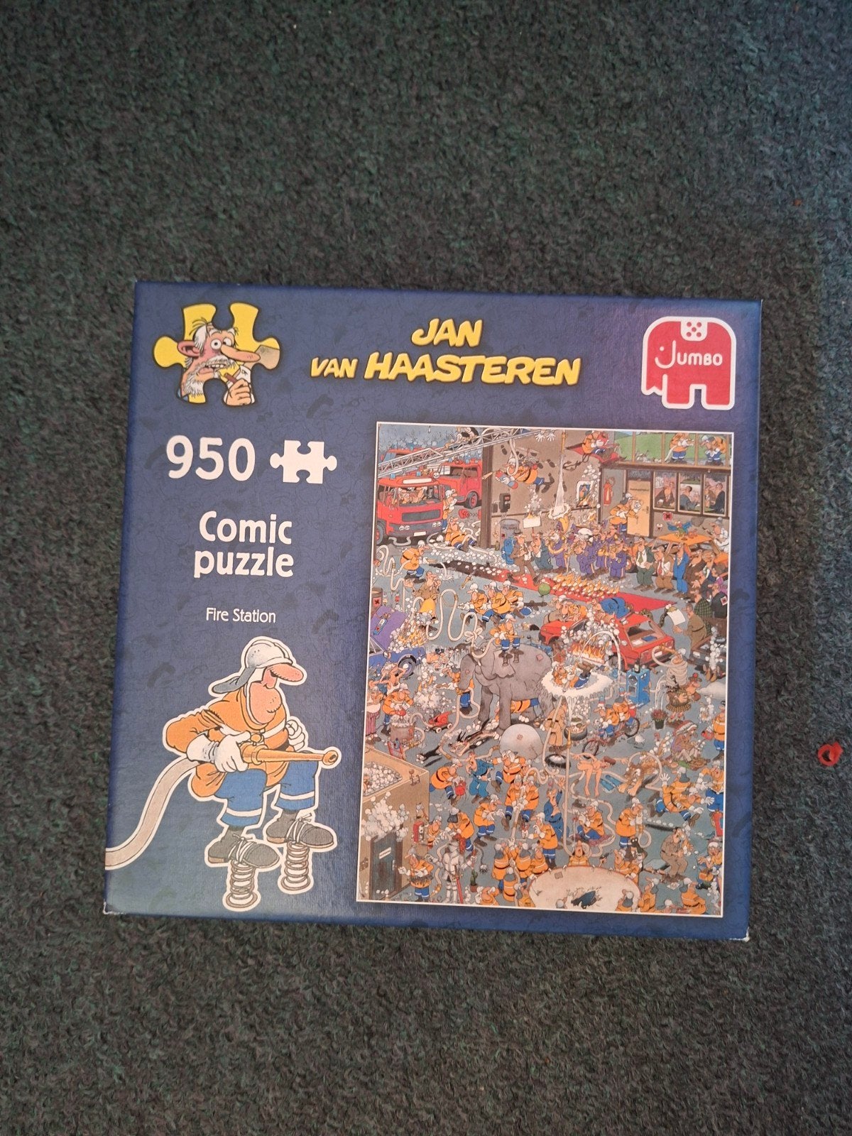 Jan van Haasteren Comic Puzzel -Brandweerkazerne 950 stukjes, Hobby en Vrije tijd, Ophalen, 500 t/m 1500 stukjes, Gebruikt, Legpuzzel