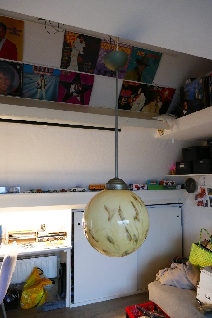 Jugendstil hanglamp, Antiek en Kunst, Ophalen
