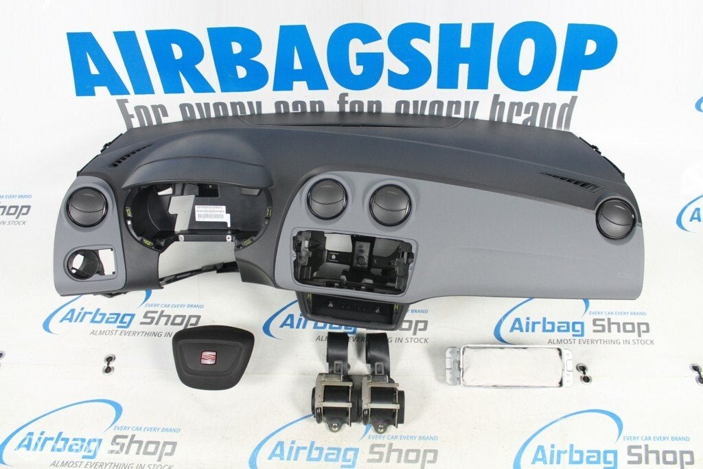Airbag set - Dashboard donkergrijs Seat Ibiza (6J) 2008-...