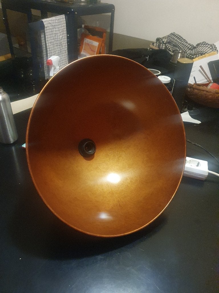 Manja koperkleur hanglamp, Ophalen, Zo goed als nieuw