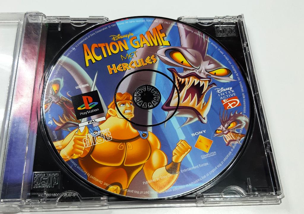 Disneys action Game Met Hercules (Losse Disc} PlayStation 1, Spelcomputers en Games, Avontuur en Actie, Verzenden, 1 speler, Zo goed als nieuw