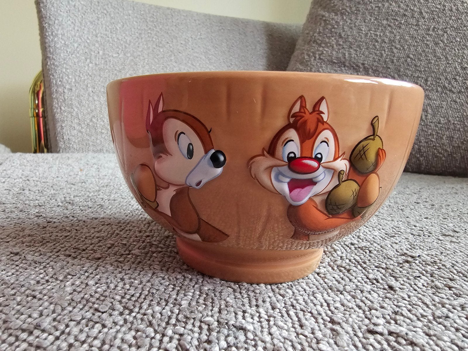 Disney Knabbel en Babbel kom - Disneyland Parijs exclusief, Verzamelen, Disney, Ophalen, Overige figuren, Zo goed als nieuw, Servies