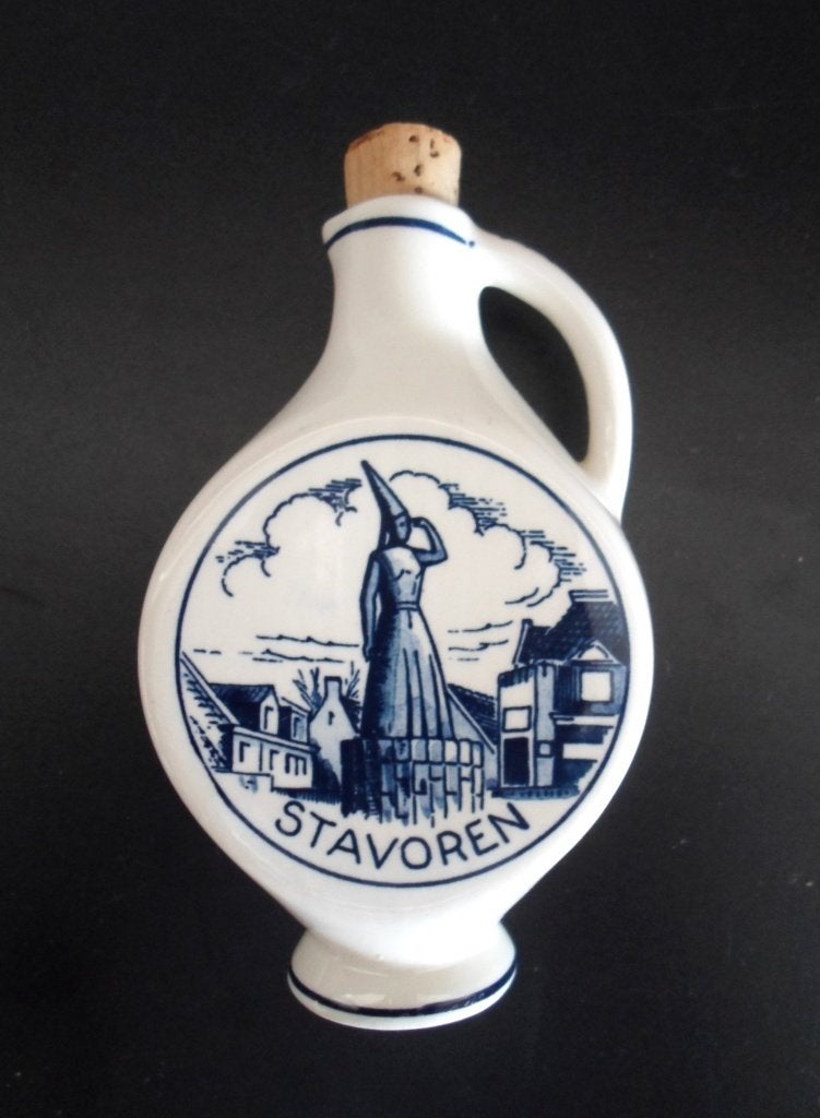 Kruikje Stavoren. Batavus Heerenveen. Delfts blauw., Ophalen of Verzenden, Zo goed als nieuw, Gebruiksvoorwerp