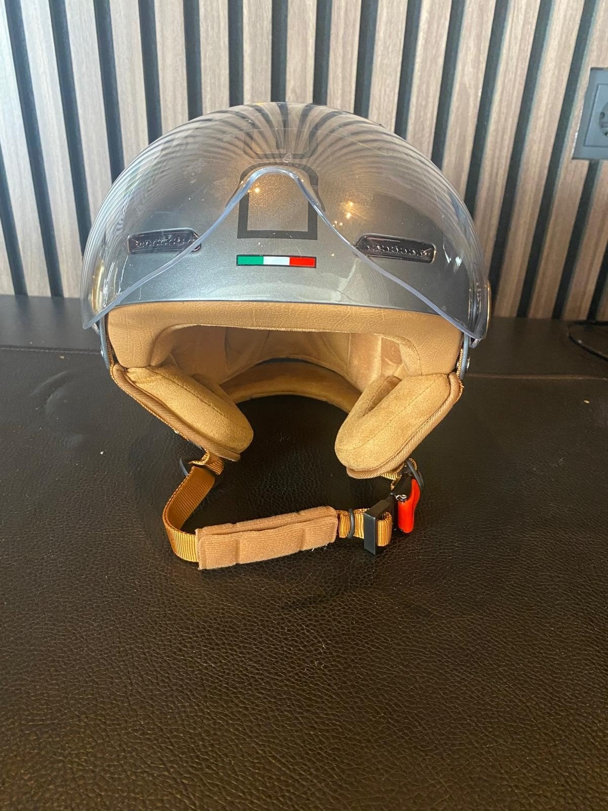 Scooterhelm met vizier - Maat M, Ophalen, Zo goed als nieuw, Medium, Demm Fashion