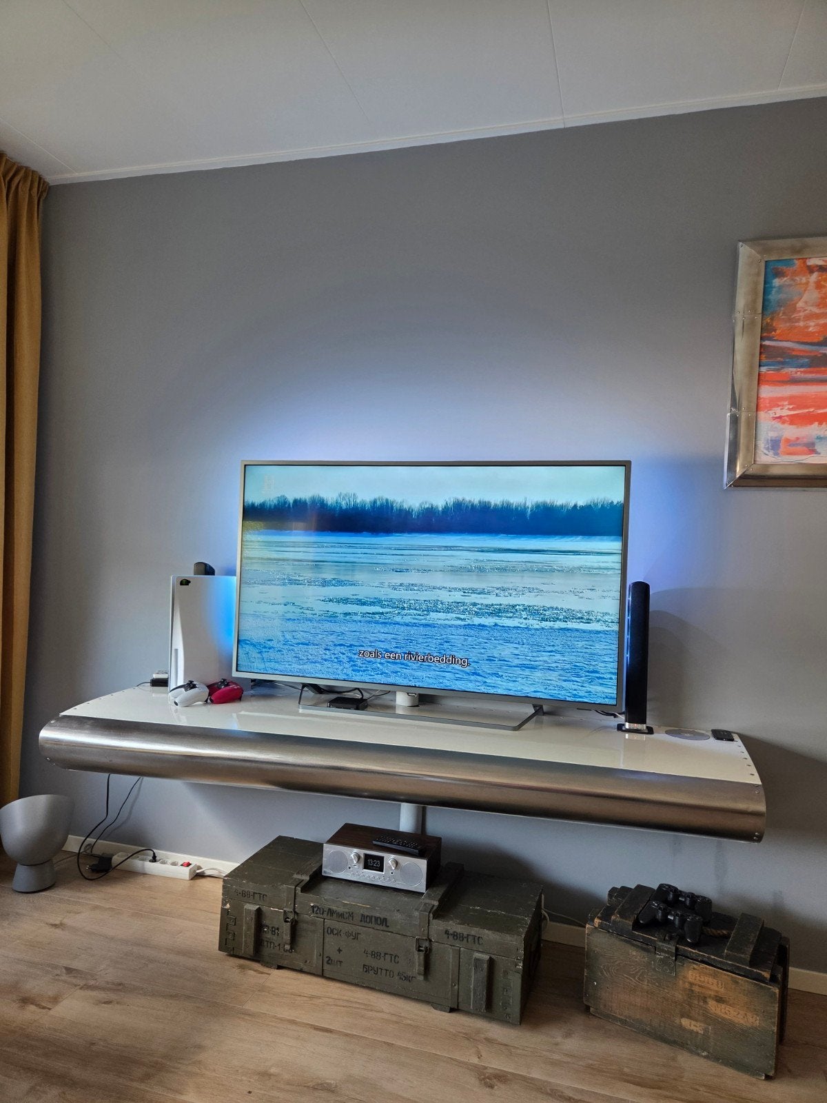 Tv meubel vliegtuigvleugel(deel) Airbus 340, Ophalen, Gebruikt, Overige typen
