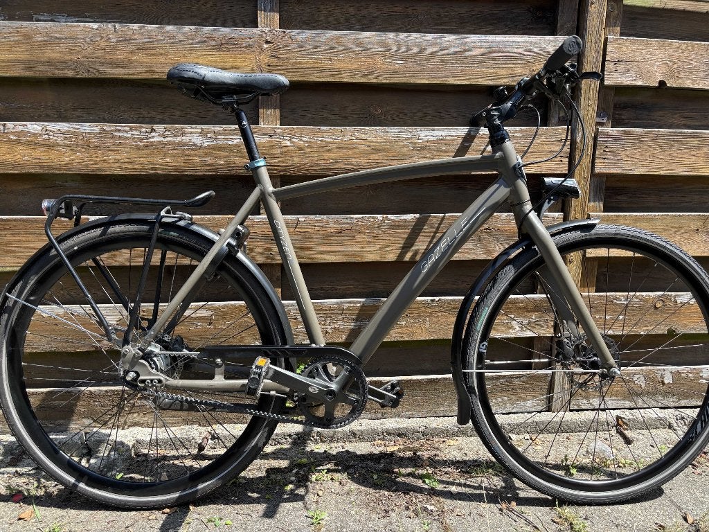 Gazelle Cityzen C8 Gates beltdrive H57 - 8 versnellingen, Ophalen, Zo goed als nieuw, 57 tot 61 cm, Schijfrem