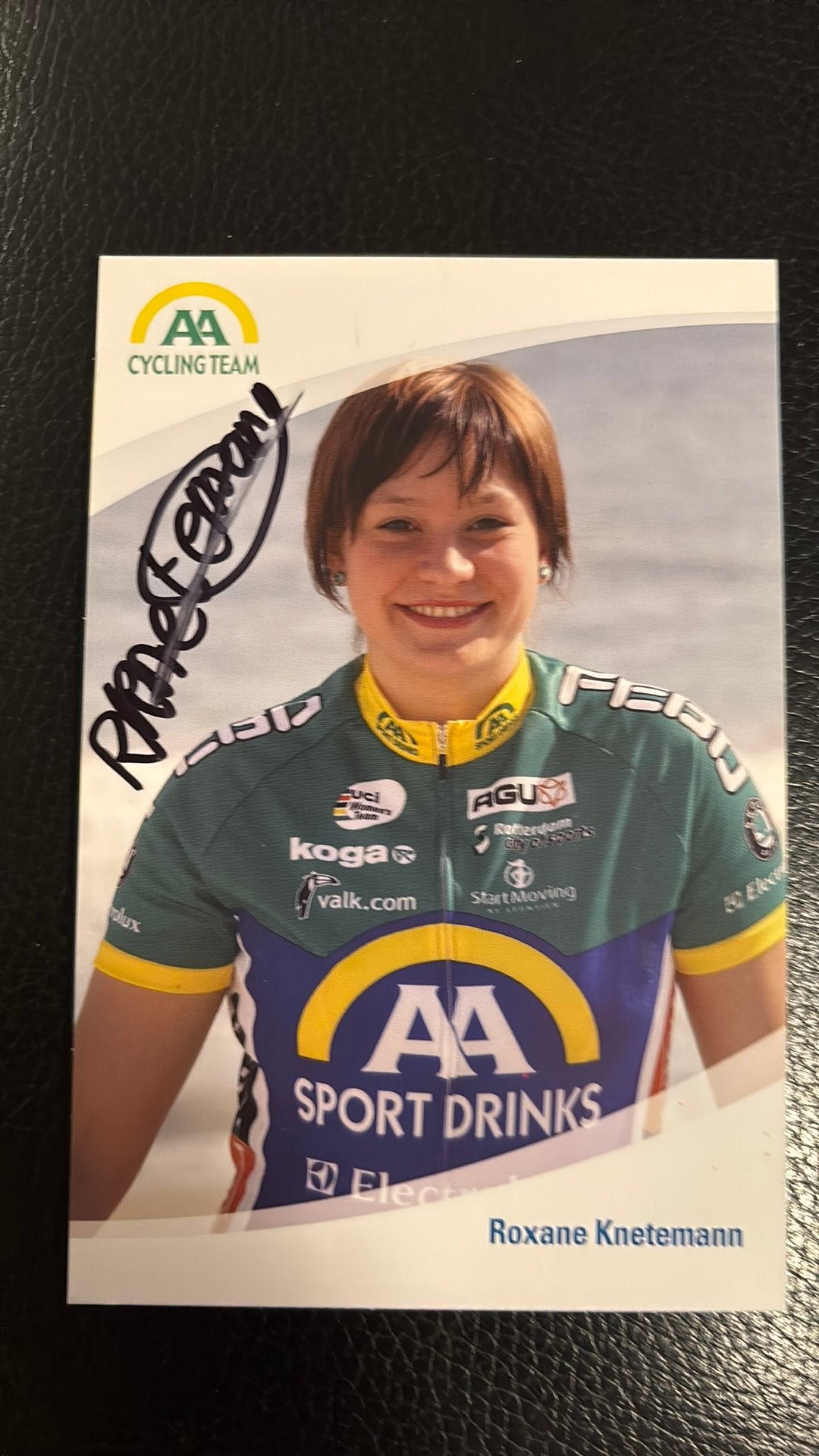 Wielrennen ROXANE KNETEMANN 2006 ECHTE handtekening, Ophalen of Verzenden, Zo goed als nieuw, Overige sporten, Spelerskaart