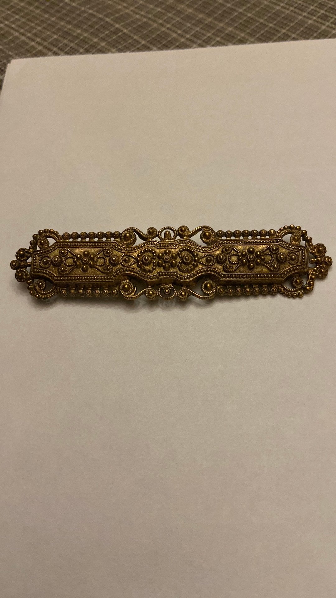 Broche antiek filigrain 1920   8 bij 2 cm klederdracht, Sieraden, Tassen en Uiterlijk, Antieke sieraden, Ophalen of Verzenden