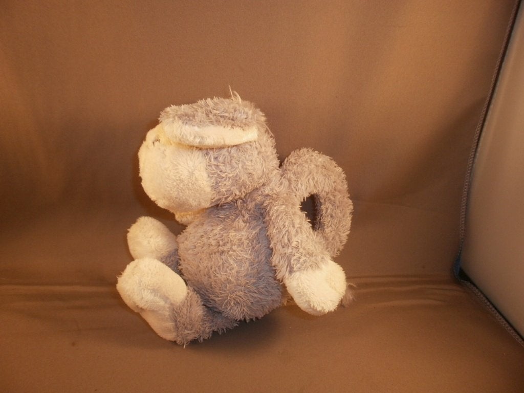 happy horse floppy farm donkey Rattle ezel grijs/wit harig, Kinderen en Baby's, Korrelvulling, Grijs, Ophalen of Verzenden, Zo goed als nieuw