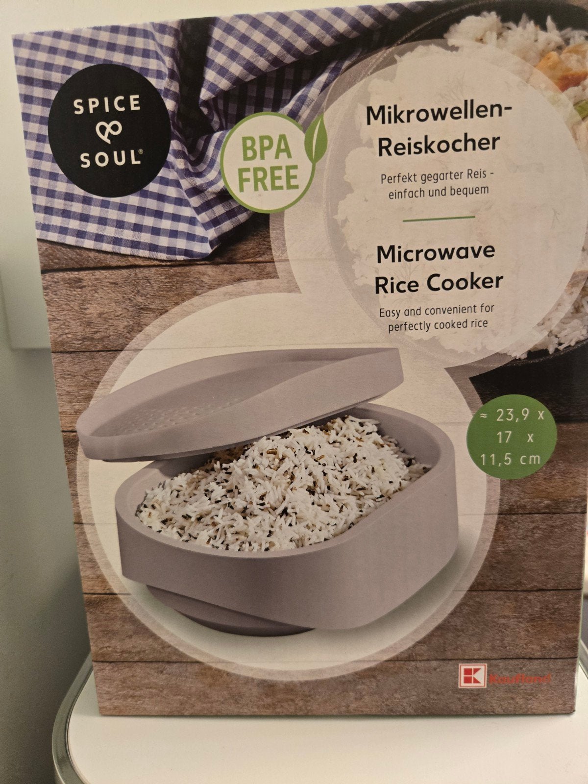 Spice & Soul Magnetron Rijstkoker - BPA-vrij, Huis en Inrichting, Ophalen of Verzenden, Nieuw