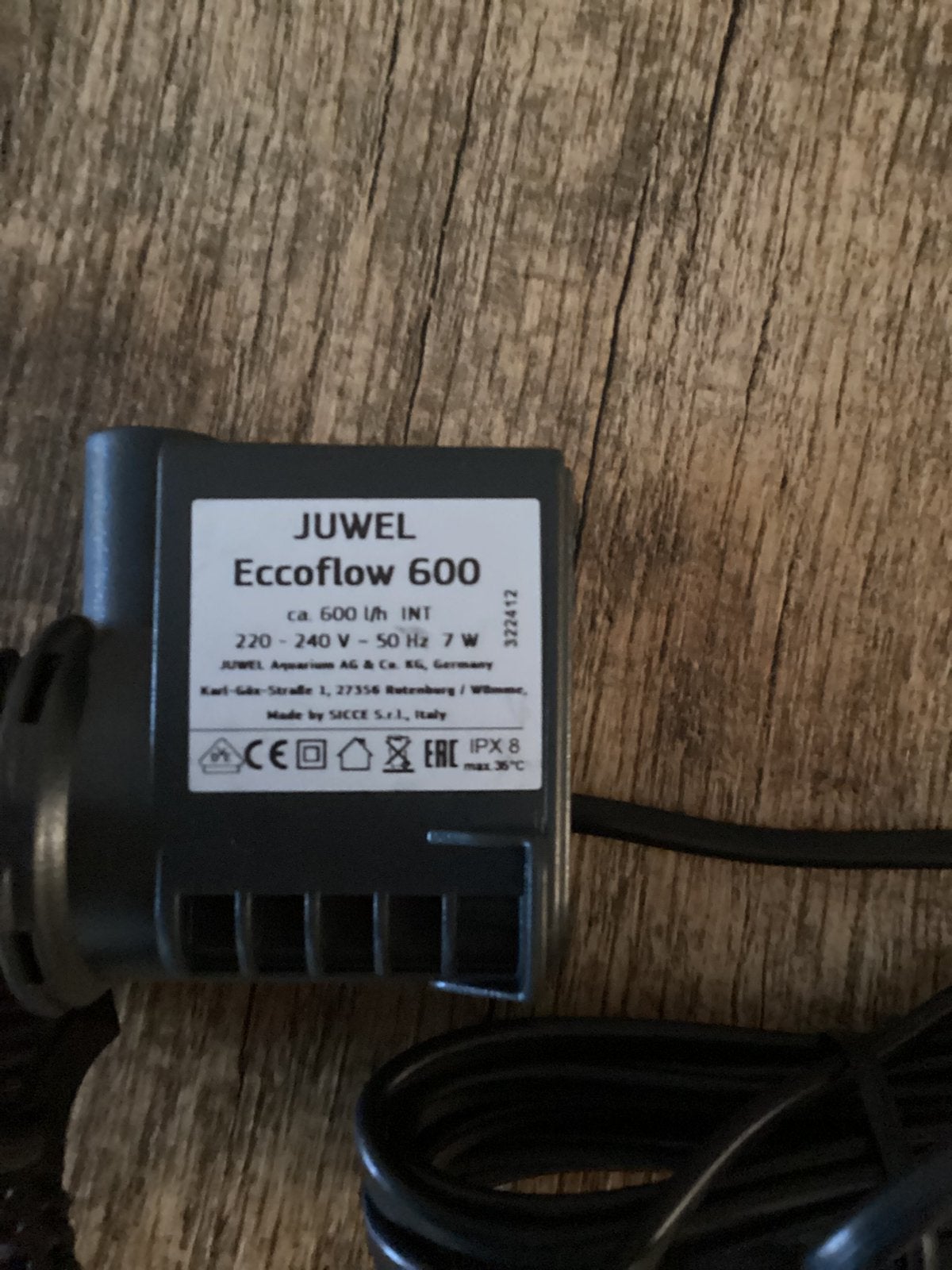 JUWEL ECOFLOW 600 POMP, Ophalen of Verzenden, Nieuw