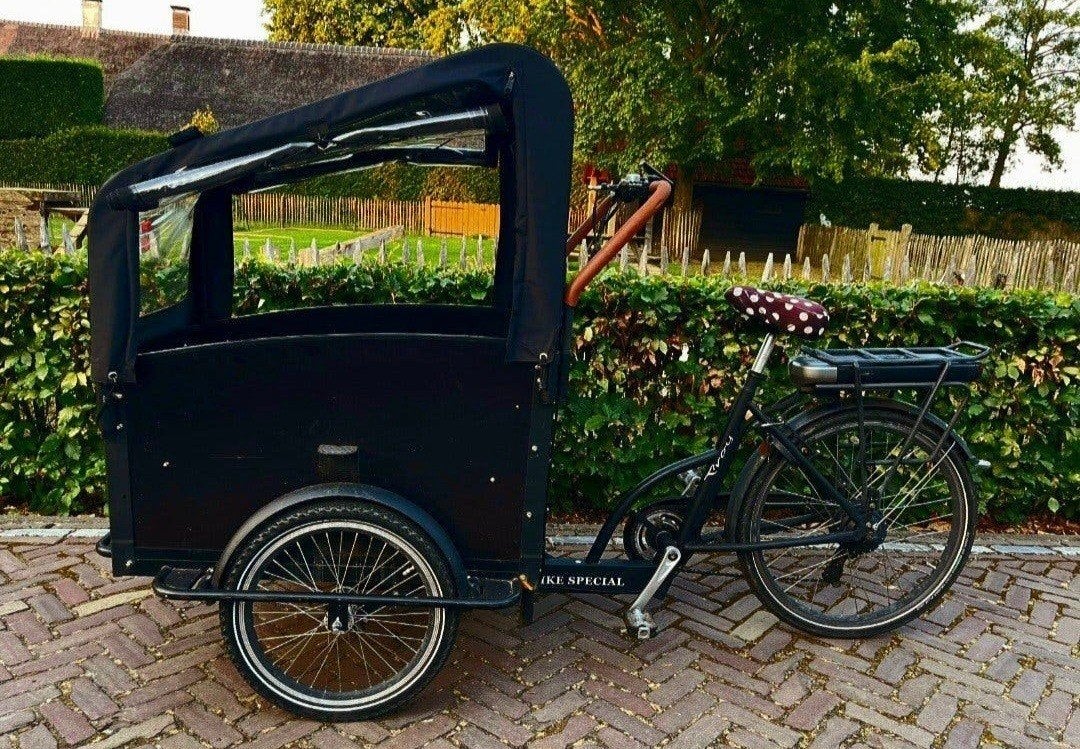 elektrische hondenbakfiets, Ophalen, Gebruikt, 4 kinderen of meer