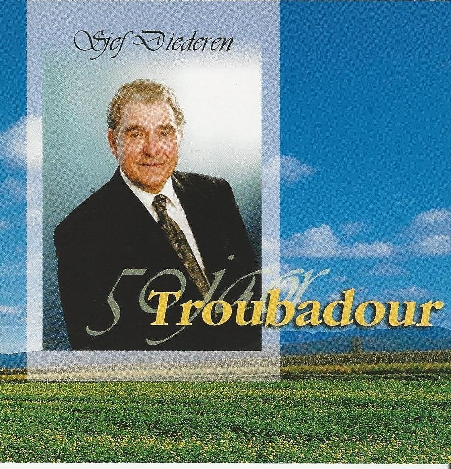 Limburg : Sjef Diederen ‎– 50 jaar Troubadour= 6,99, Ophalen of Verzenden, Zo goed als nieuw, Streekmuziek