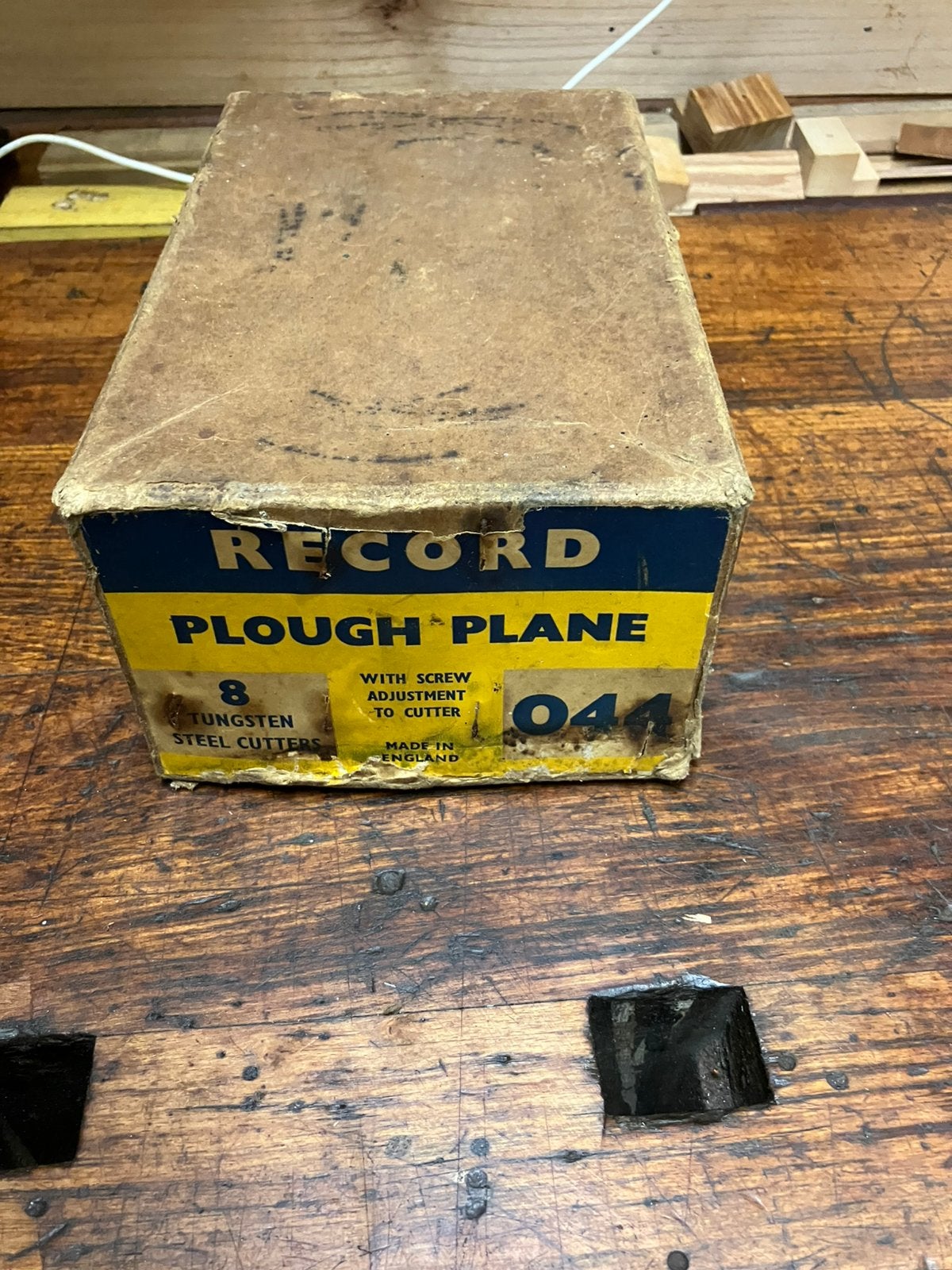 Record 044 ploegschaaf in originele doos, Antiek en Kunst, Ophalen of Verzenden