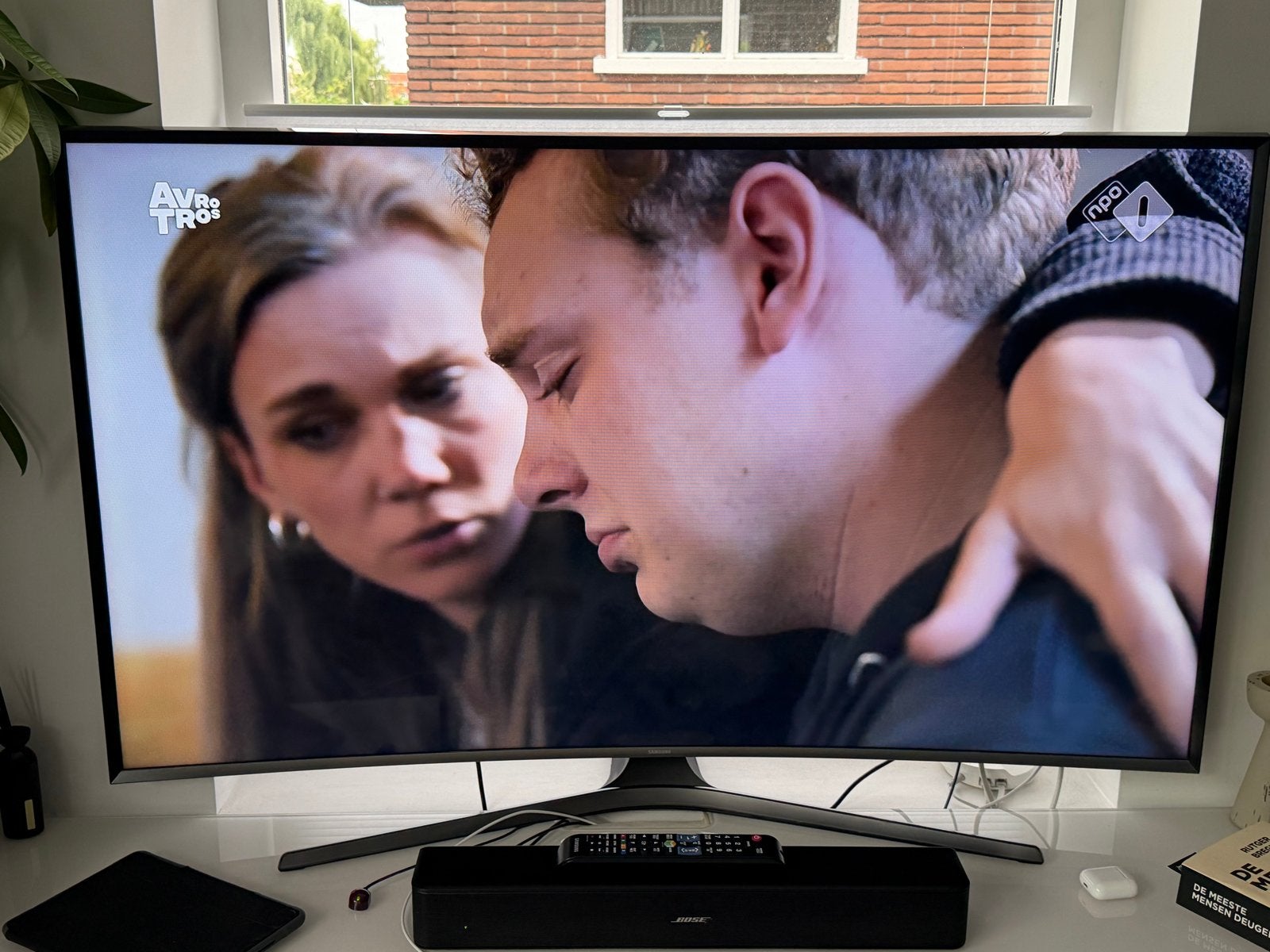 Samsung 55 inch Curved Smart TV UE55J6350SU, Audio, Tv en Foto, Televisies, Ophalen, Gebruikt, Samsung, 100 cm of meer