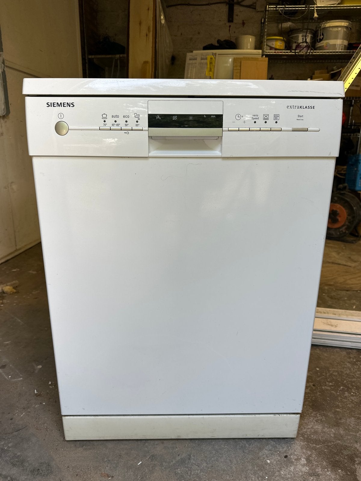 Siemens Extraklasse Vaatwasser - Wit, Goede Staat, Ophalen, Gebruikt, 60 cm of meer, Eco programma