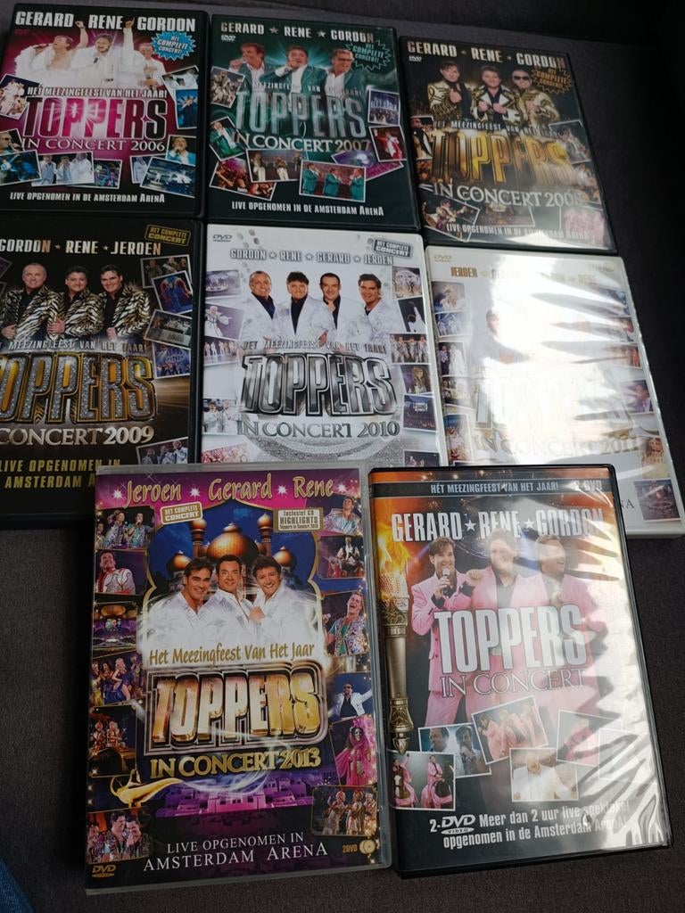 Toppers in concert - 8 dvd set, Alle leeftijden, Ophalen of Verzenden, Zo goed als nieuw