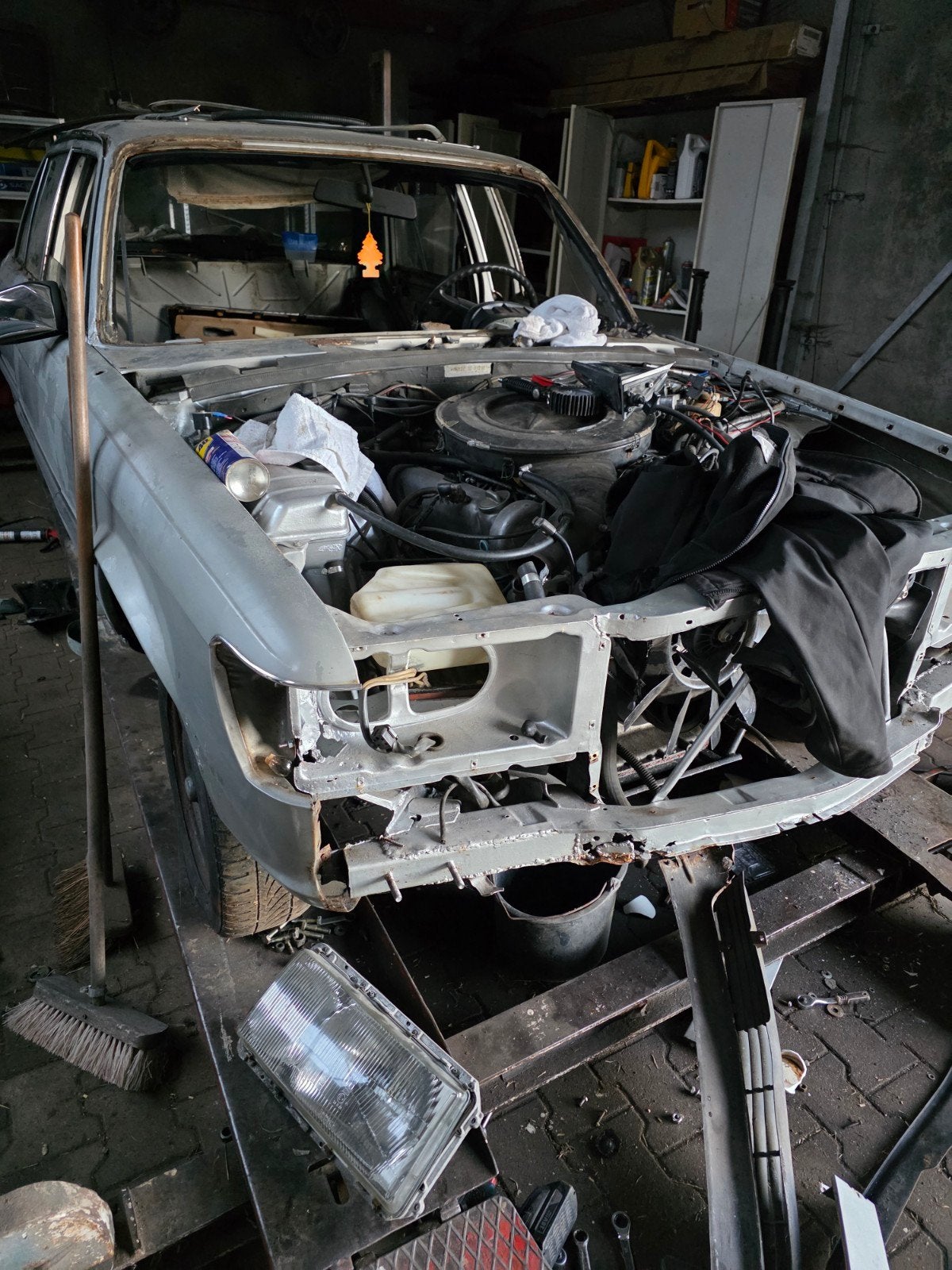 Mercedes W116  onderdelen, Ophalen