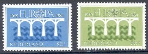 Nederland 1984 - nvph 1307-1308 - Europa, 25 jaar C.E.P.T., Ophalen of Verzenden, Na 1940, Postfris