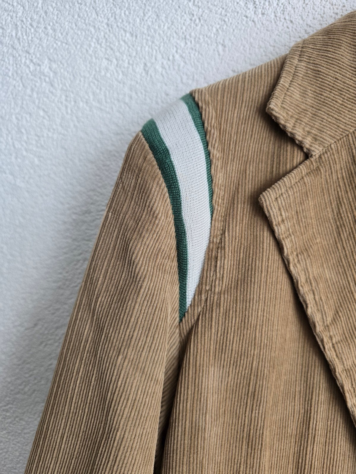 Stijlvol beige ribfluwelen colbert / blazer – Maat XL, Kleding | Heren, Ophalen of Verzenden, Maat 56/58 (XL), Beige