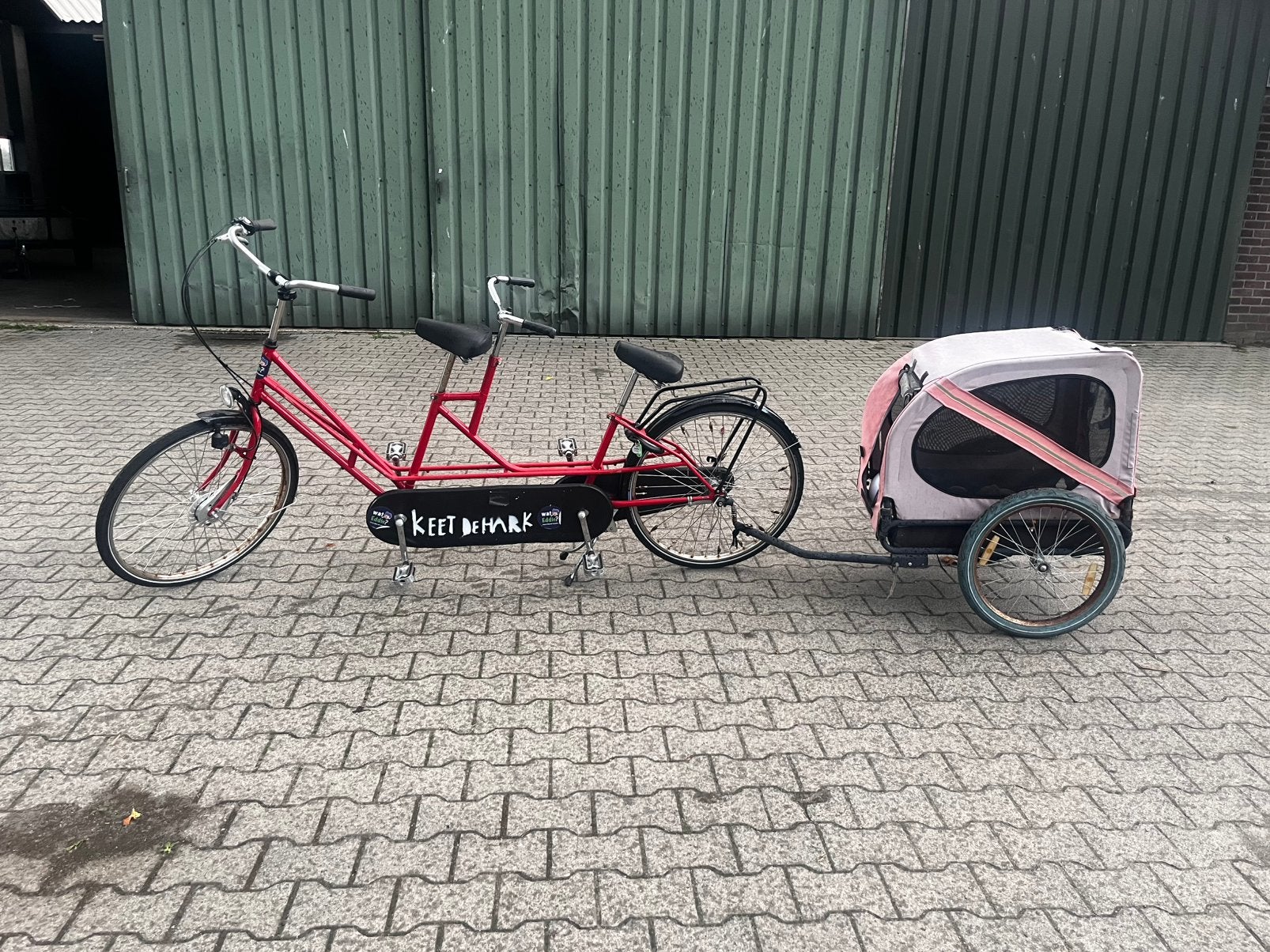 Tandem, Fietsen en Brommers, 55 cm of meer, Ophalen, Zo goed als nieuw, Minder dan 10 versnellingen