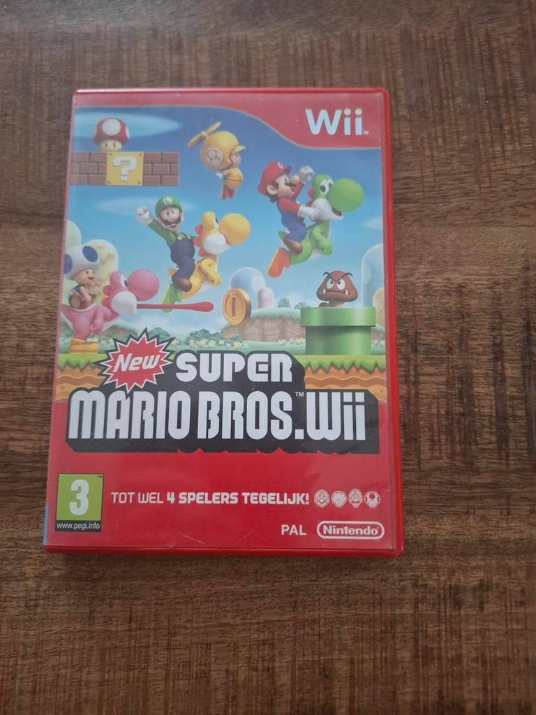Nintendo wii New super Mario bros, Avontuur en Actie, Ophalen of Verzenden, Zo goed als nieuw, 3 spelers of meer