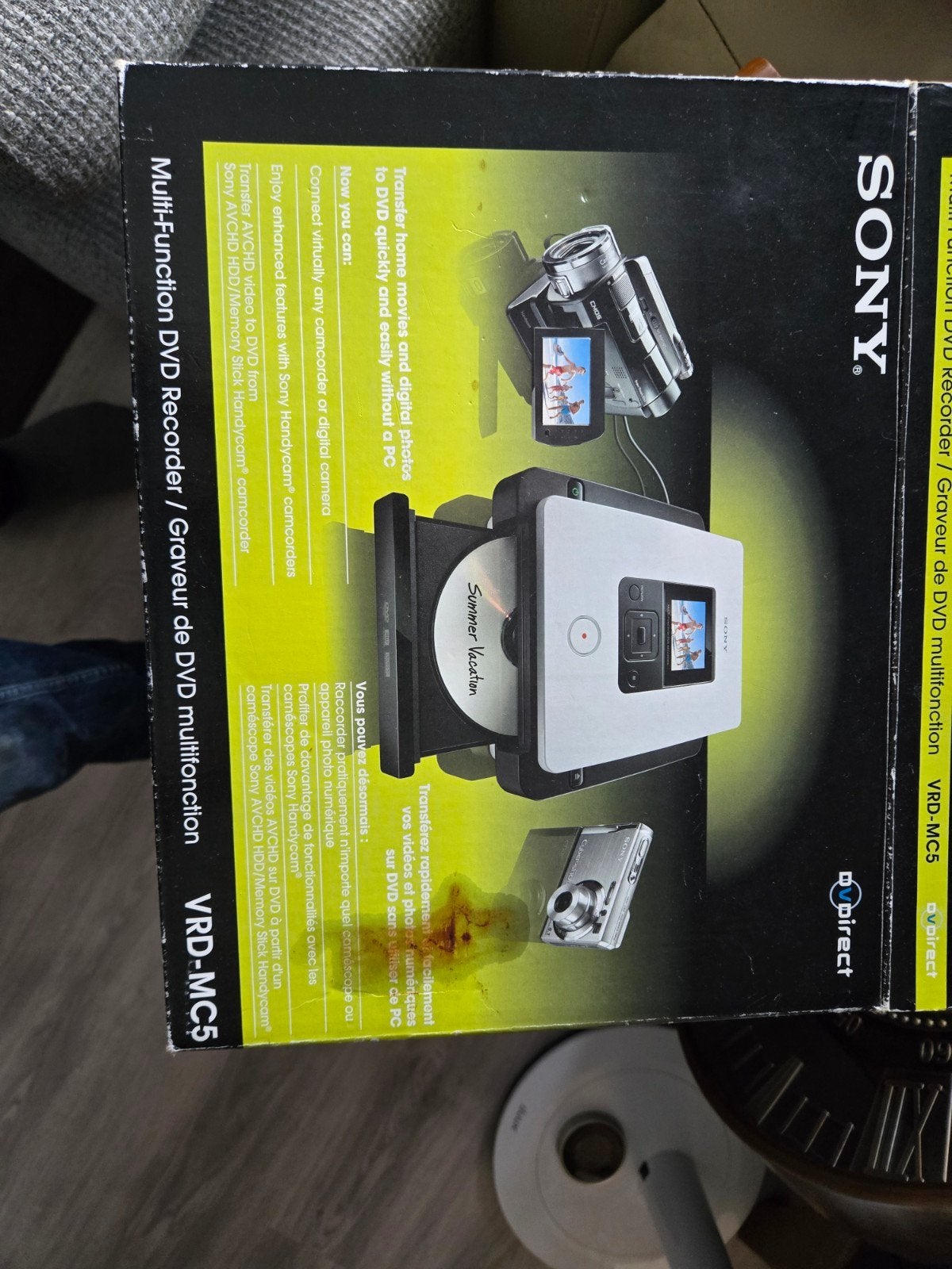 Sony VRD-MC5 Multi-Function DVD Recorder, Ophalen of Verzenden, Gebruikt, Dvd-recorder, Sony