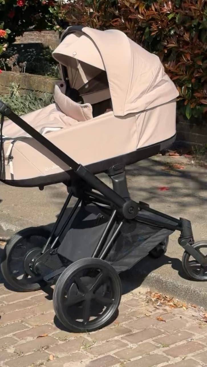 Cybex E-priam kinderwagen set 4 in 1 Cozy beige, Ophalen, Zo goed als nieuw, Overige merken